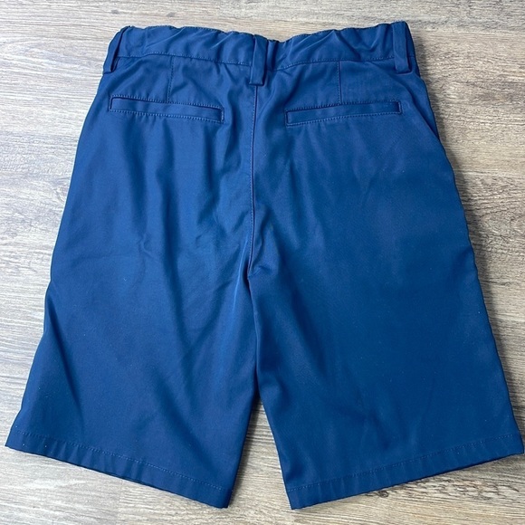 Lands’ End School Uniform Boys Active Chino Shorts, Navy Blue, size 10 - Picture 9 of 11